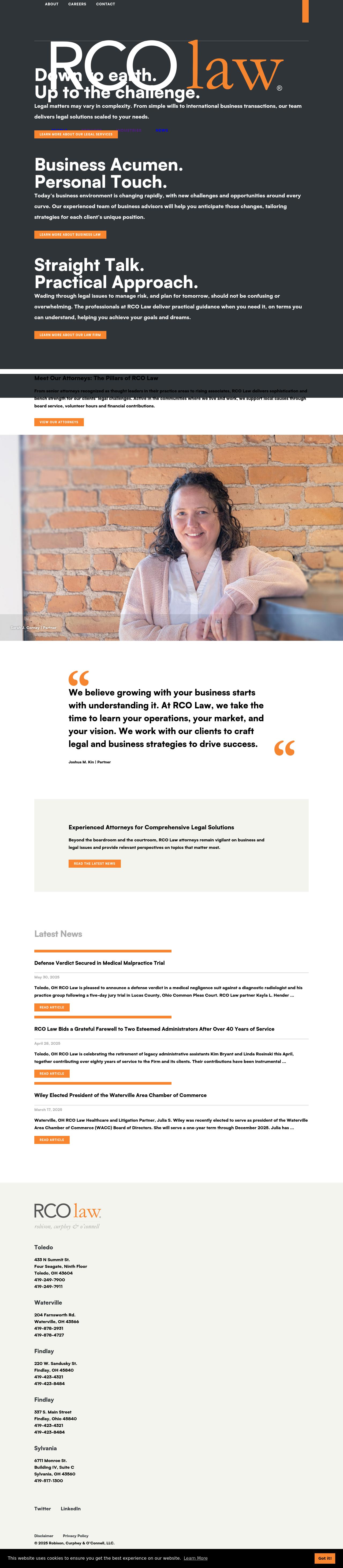Robison, Curphey & O'Connell, LLC - Tecumseh MI Lawyers