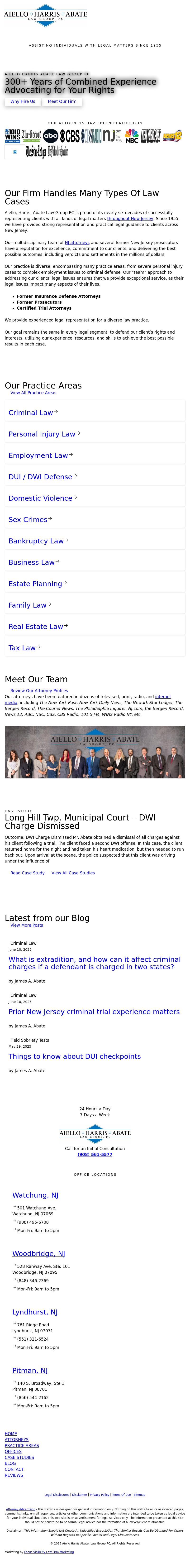 Aiello, Harris, Marth, Tunnero, Pastor & Schiffman, PC Attorneys At Law - Pitman NJ Lawyers