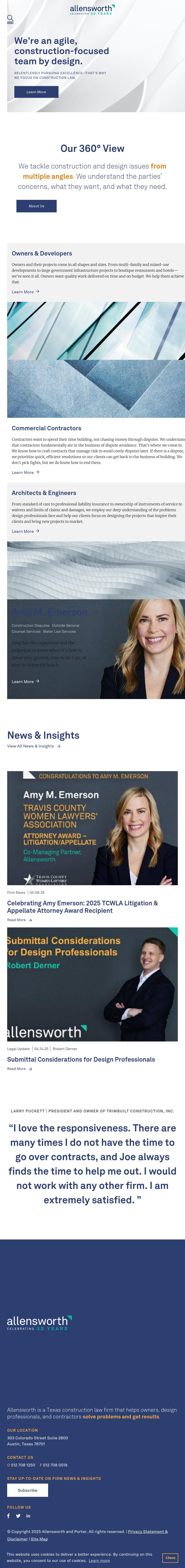 Allensworth and Porter, L.L.P. - Austin TX Lawyers