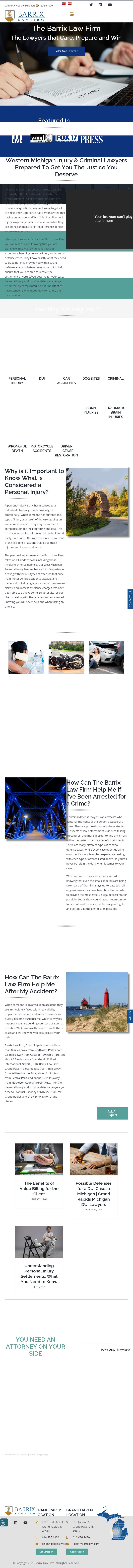 Barrix Law Firm - Grand Haven MI Lawyers