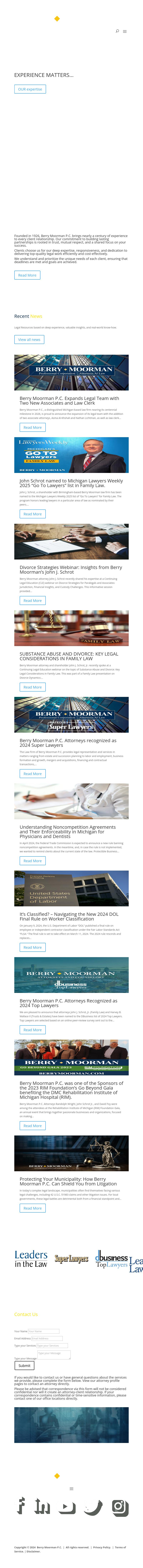 Berry Moorman PC - Birmingham MI Lawyers