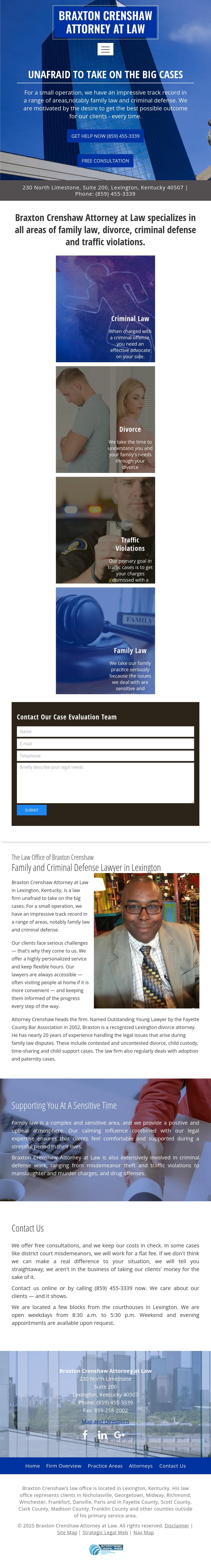 Braxton Crenshaw Attorney at Law - Lexington KY Lawyers