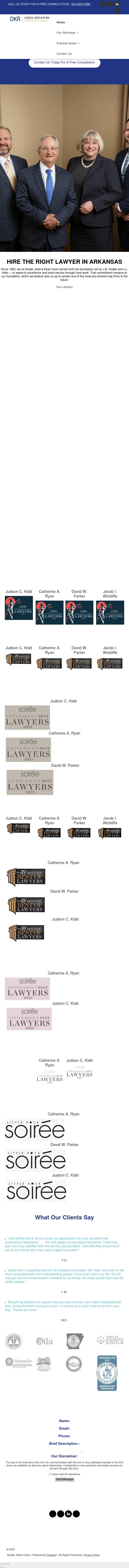 Dodds, Kidd & Ryan - Little Rock AR Lawyers