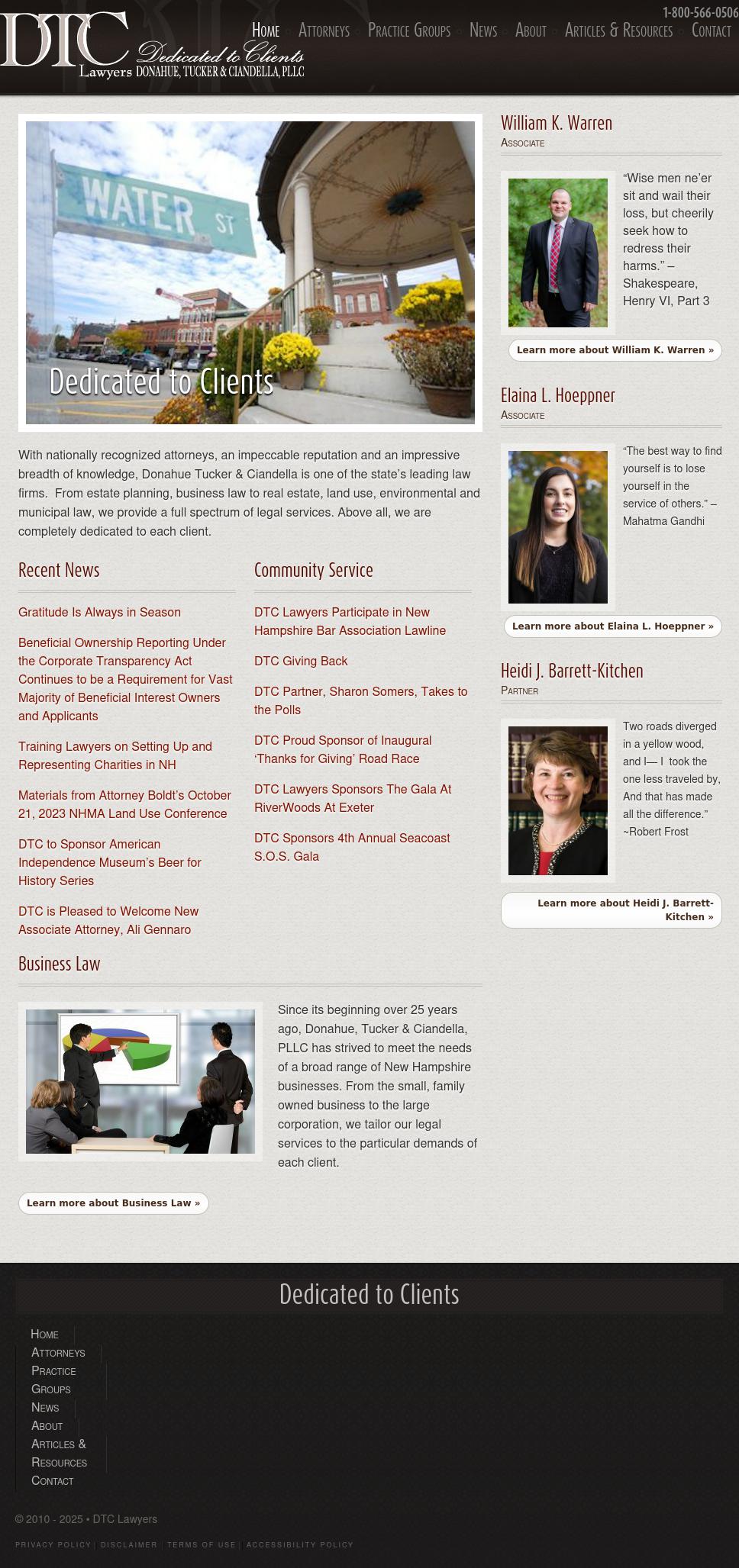 Donahue Tucker & Ciandella PLLC - Meredith NH Lawyers