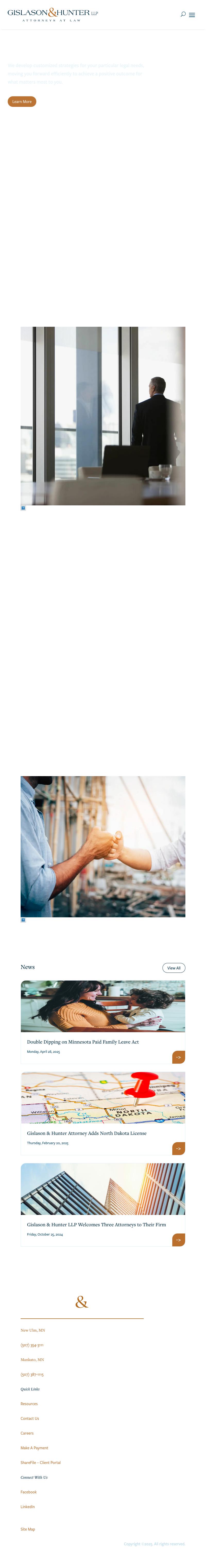 Gislason & Hunter LLP - New Ulm MN Lawyers