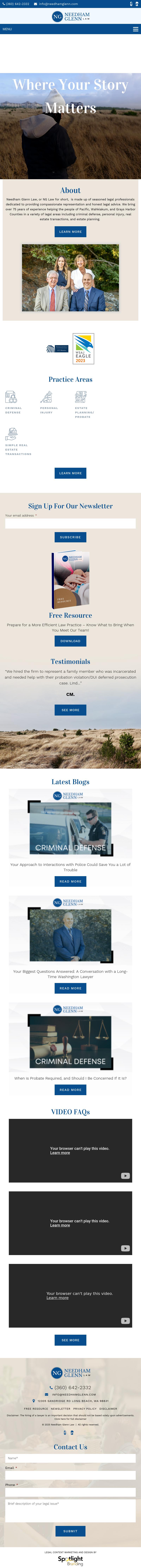 Guy M. Glenn - Long Beach WA Lawyers