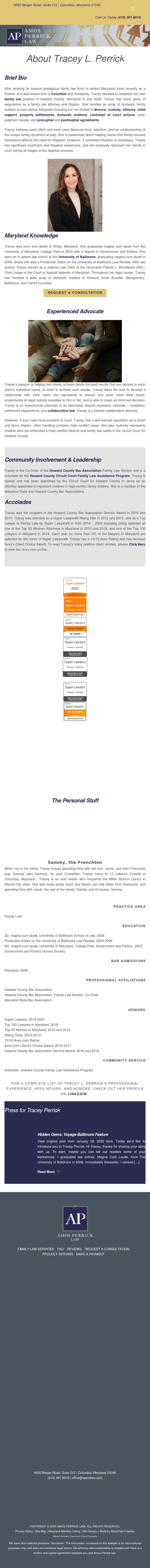 The Law Office of Tracey L Perrick - Fulton MD Lawyers