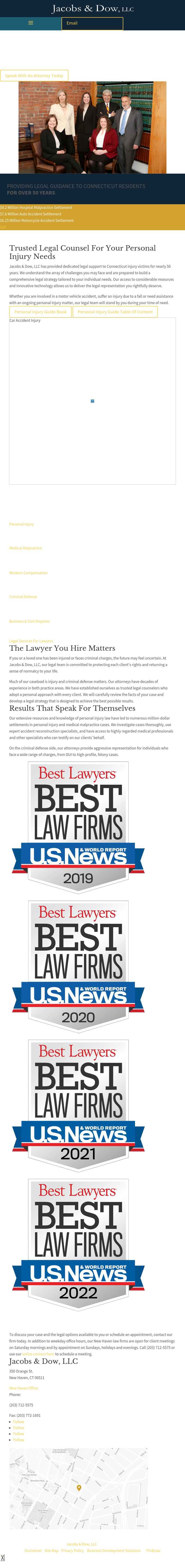 Jacobs & Dow LLC - New Haven CT Lawyers