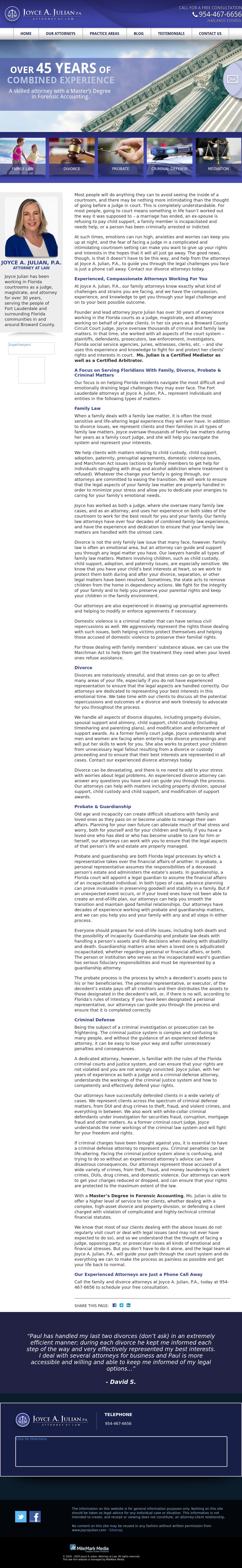Joyce A. Julian, P.A. - Ft. Lauderdale FL Lawyers