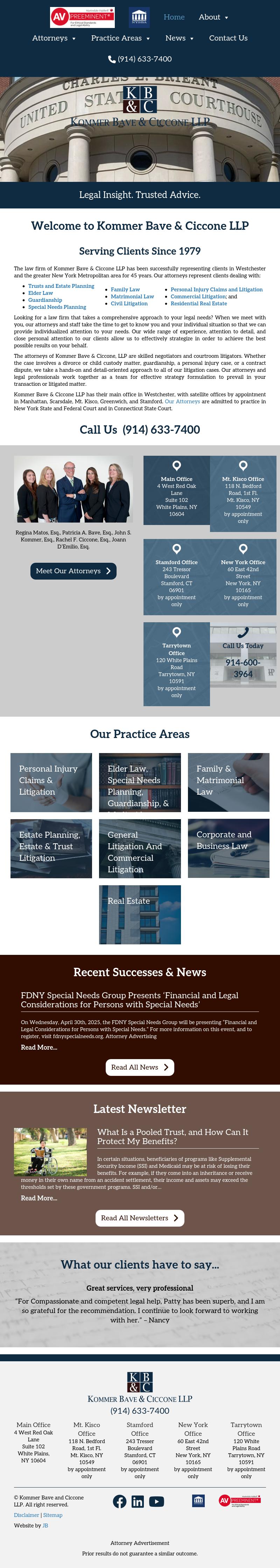 Kommer Bave & Ollman LLP - Stamford CT Lawyers