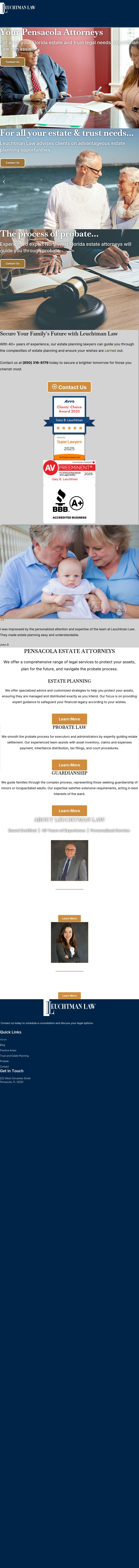 Law Office of Gary B. Leuchtman, PLLC - Pensacola FL Lawyers