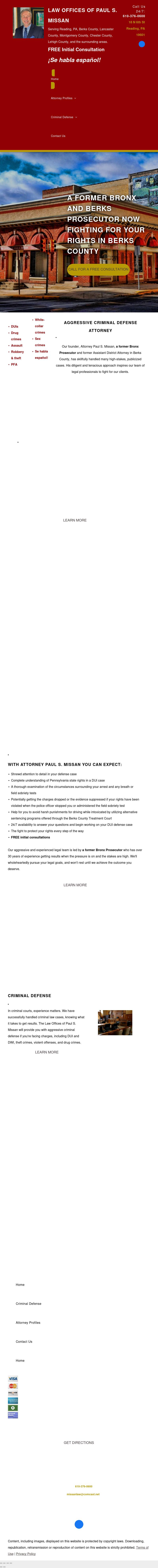Law Offices of Paul S. Missan - Reading PA Lawyers