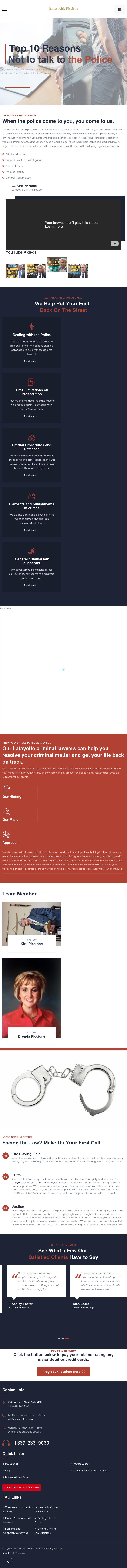 Piccione & Piccione - Lafayette LA Lawyers