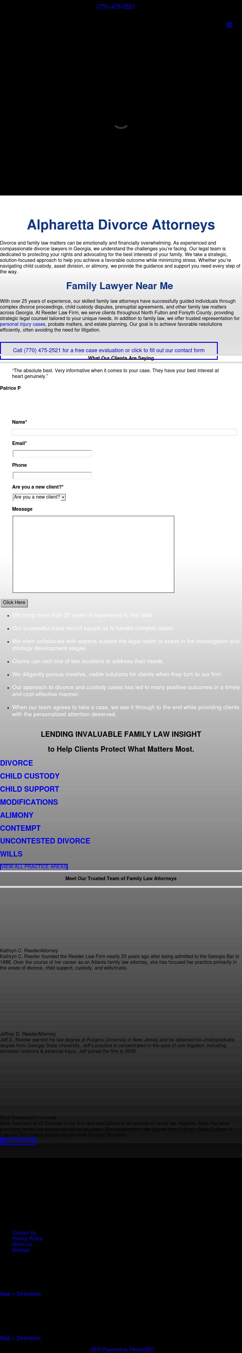 Reeder Law Firm - Alpharetta GA Lawyers