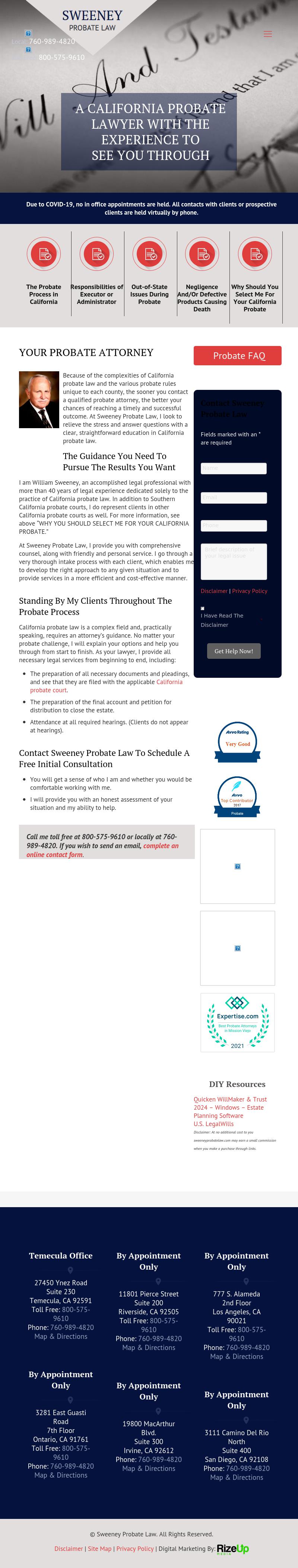 Sweeney Probate Law - Orange CA Lawyers