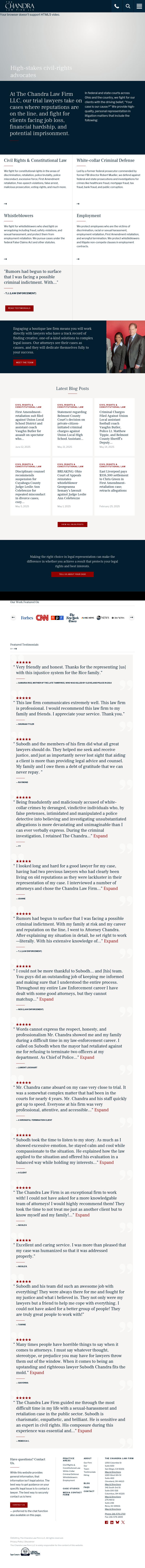 The Chandra Law Firm LLC - Cleveland OH Lawyers
