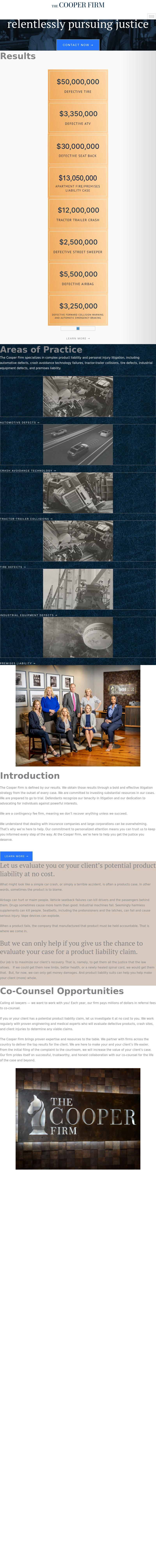The Cooper Firm - Marietta GA Lawyers