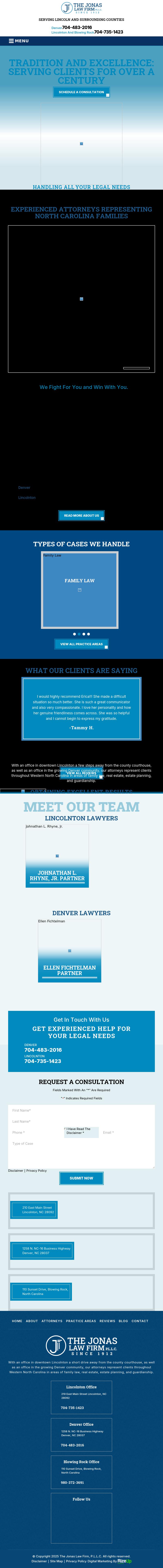 The Jonas Law Firm, P.L.L.C. - Gastonia NC Lawyers