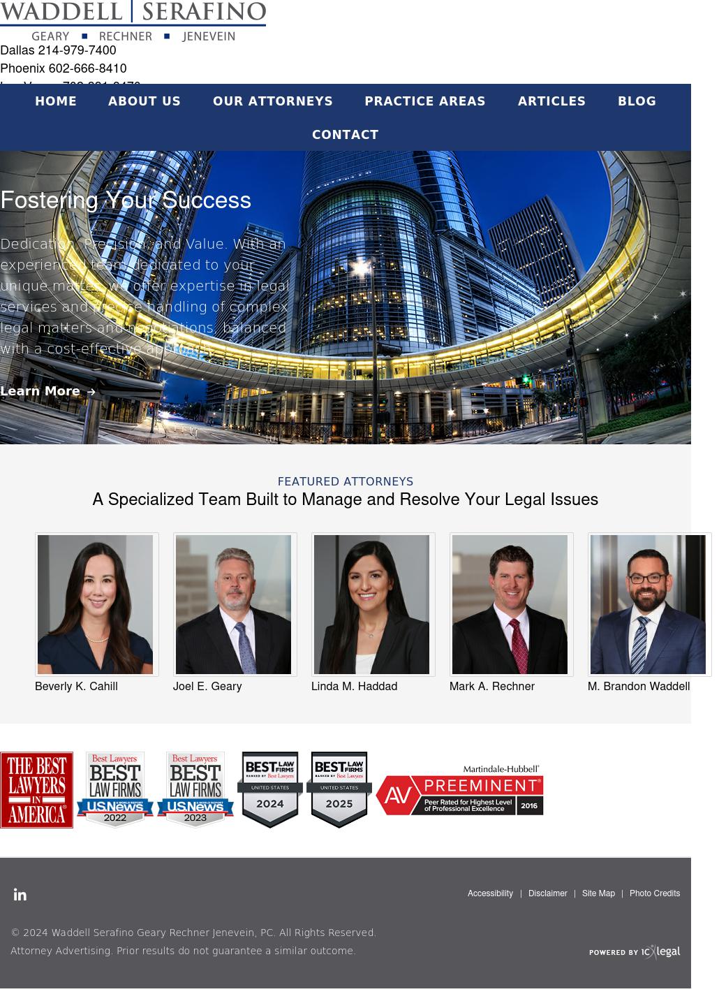 Vincent Lopez Serafino Jenevein, P.C. - Houston TX Lawyers
