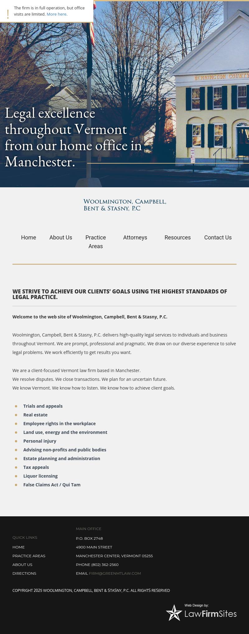Witten, Woolmington, Campbell & Bernal, P.C. - Manchester Center VT Lawyers