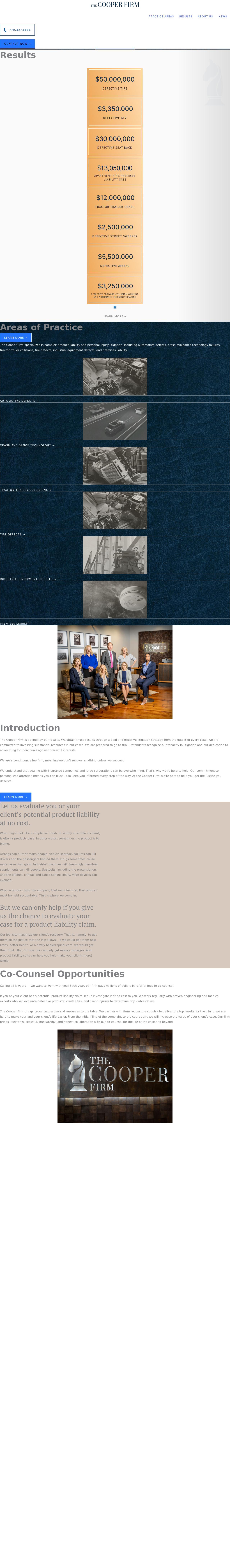 The Cooper Firm - Marietta GA Lawyers