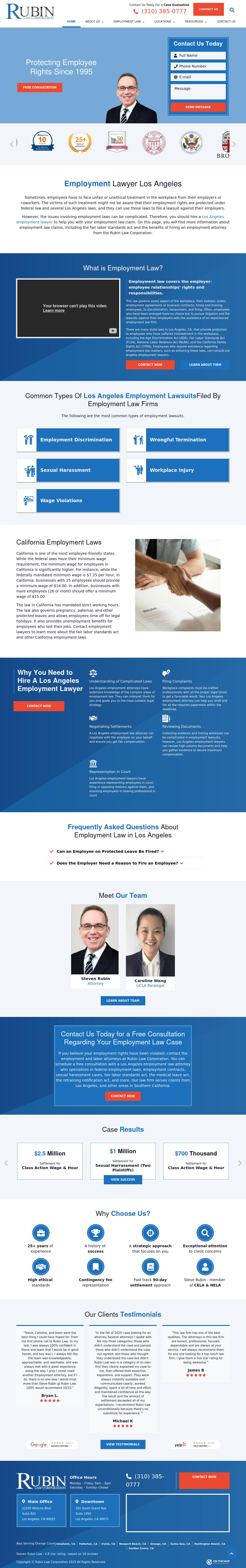 The Rubin Law Corporation - Los Angeles CA Lawyers