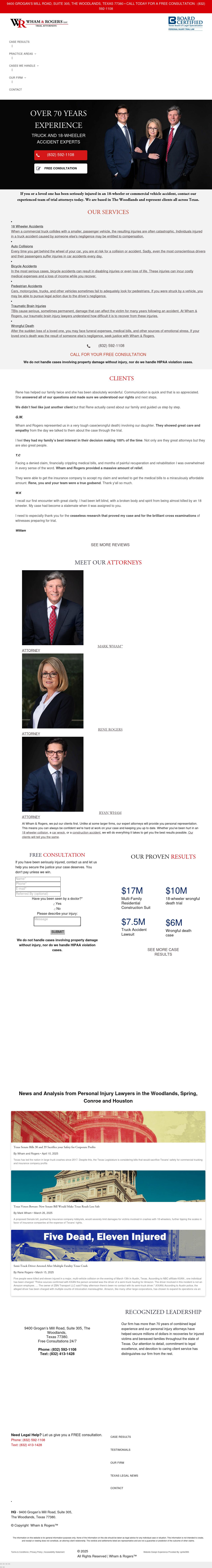 Wham & Rogers LLC - The Woodlands TX Lawyers